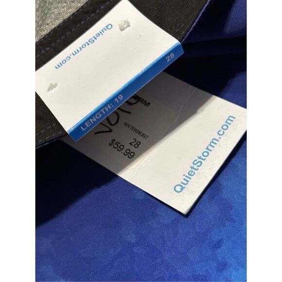 NEW WITH TAGS QUIET STORM Water Print size 28 with 19" inseamTrunk Our signature - Picture 9 of 11